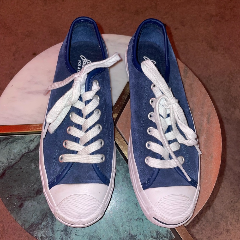 jack purcell converse navy sneakers
